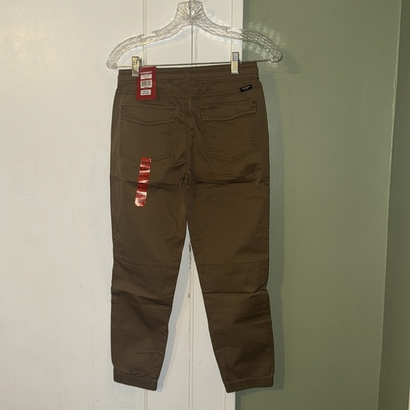 Unionbay Youth Jogger School Uniform khaki Pants size 10/12 Drawstring waist - Picture 9 of 11